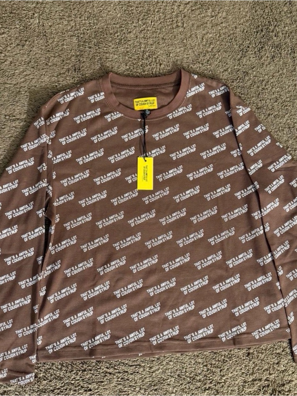 That’s a awful lot of cough syrup mocha thermal top